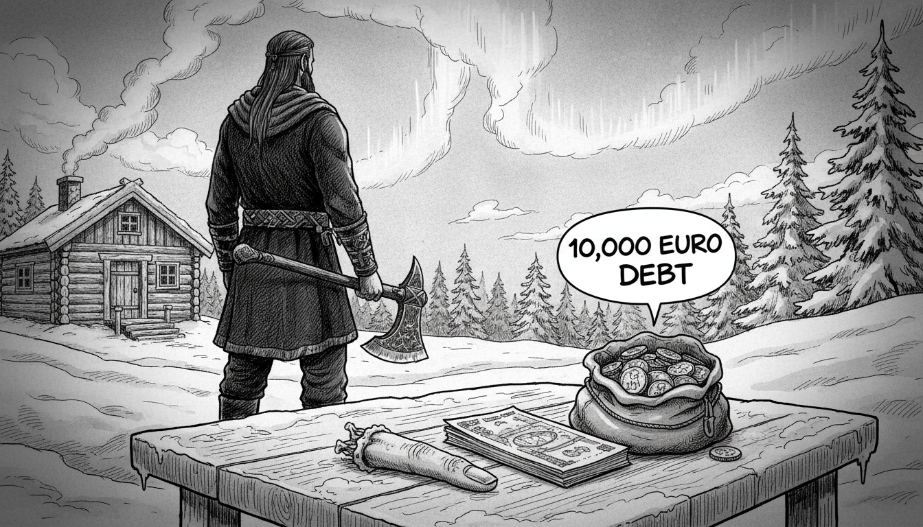 Finland Axe Attack: 10,000 Euro Debt Leads to Finger Amputation