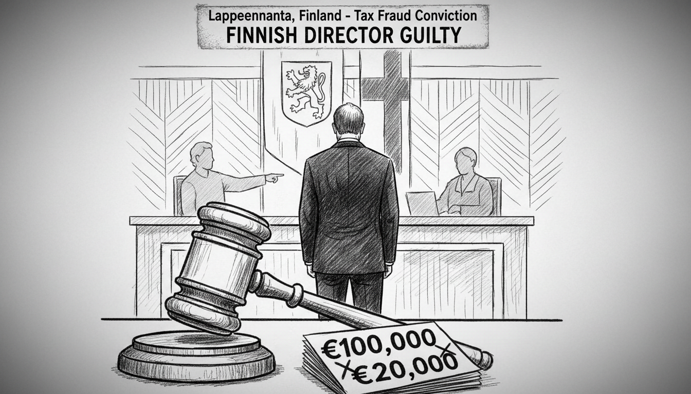 Finnish Company Director Convicted of Major Tax Fraud in Lappeenranta