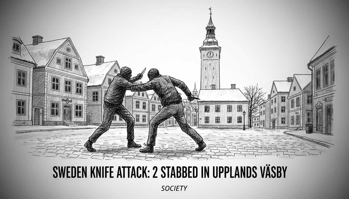 Sweden Knife Attack: 2 Stabbed in Upplands Väsby