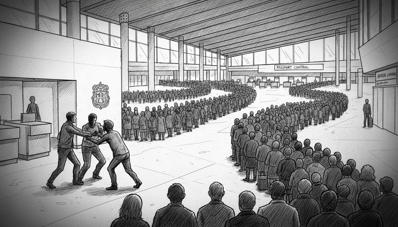 Late-Night Brawl and Long Queues Disrupt Bergen Airport Operations