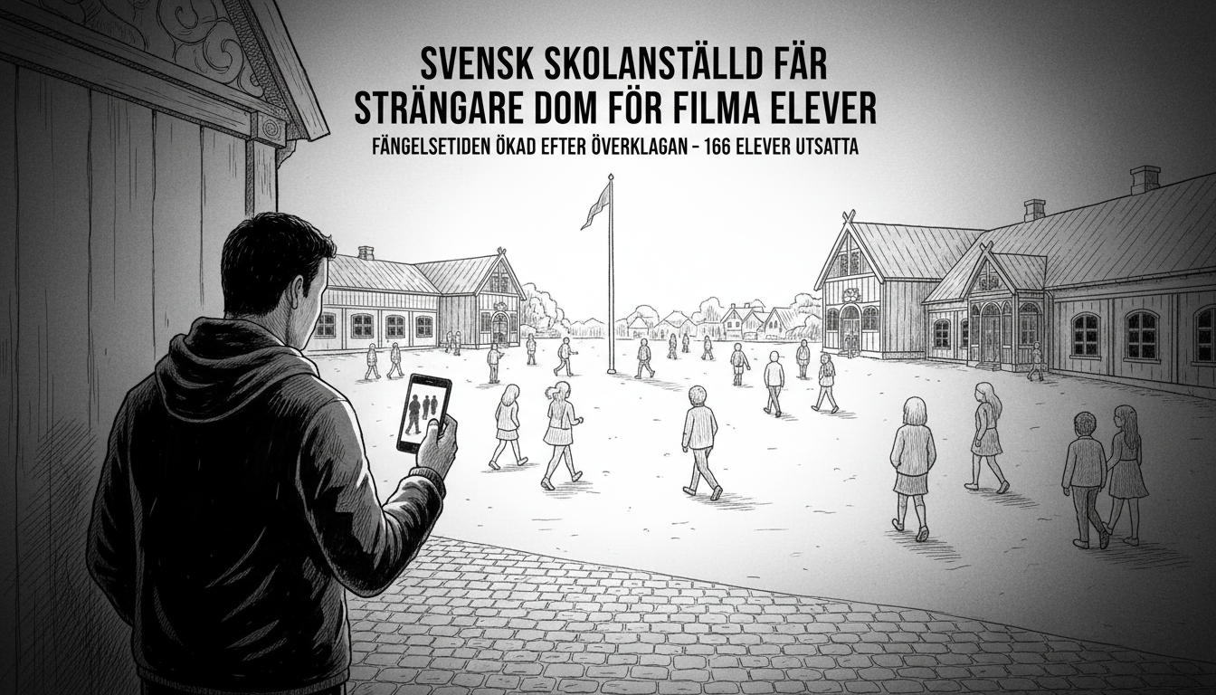 Swedish School Employee Gets Harsher Sentence for Filming Students