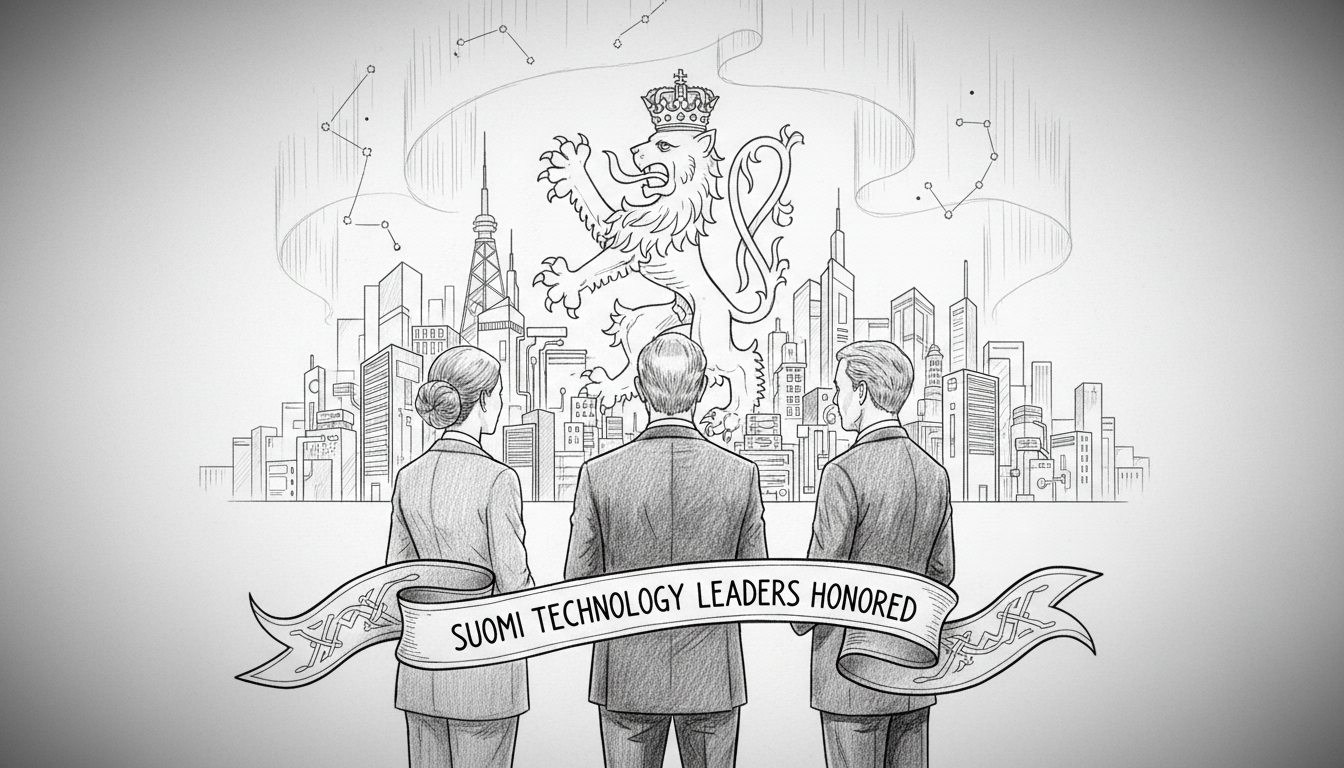 Finnish Tech Leaders Honored in National Independence Day Decorations