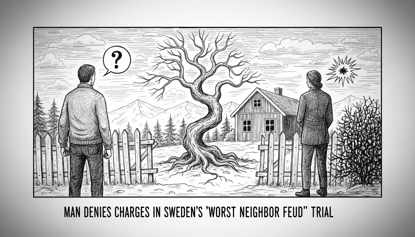 Man Denies Charges in Sweden's 'Worst Neighbor Feud' Trial