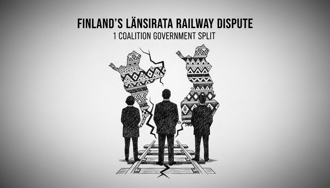 Finland's Länsirata Railway Dispute: 1 Coalition Government Split