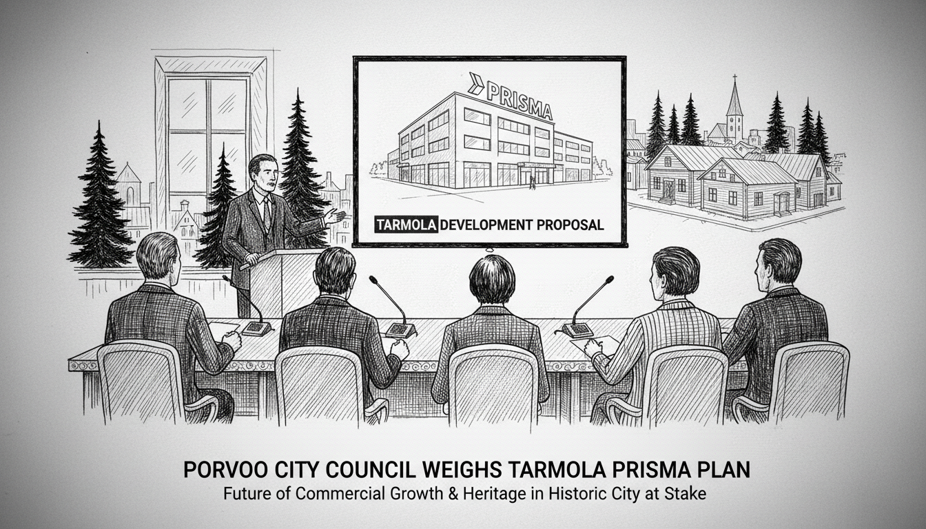 Porvoo City Council Votes on Tarmola Prisma Development Proposal