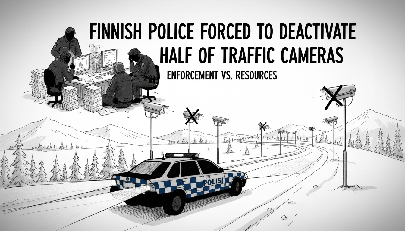 Finnish Police Forced to Deactivate Half of Traffic Cameras