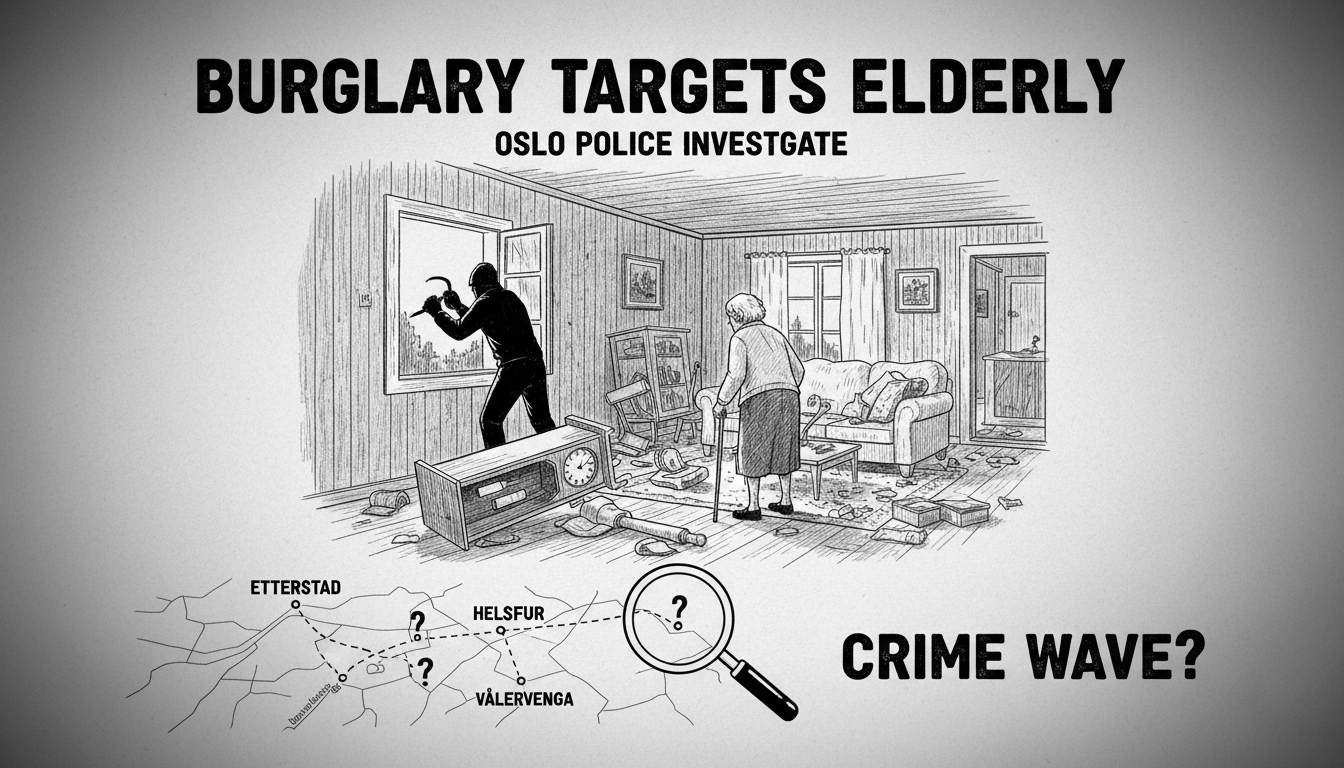 Burglary Targets Elderly Woman in Oslo Neighborhood