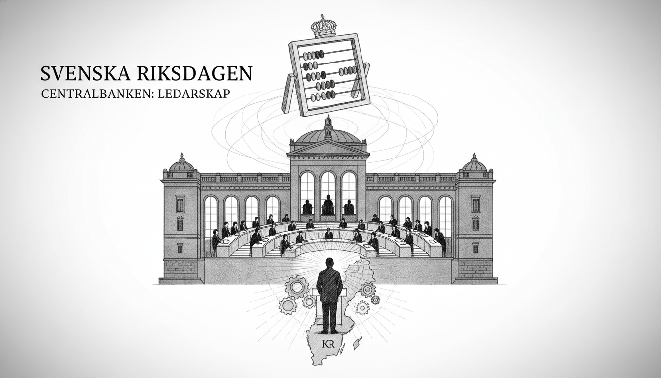 Swedish Parliament Nears Decision on Central Bank Leadership
