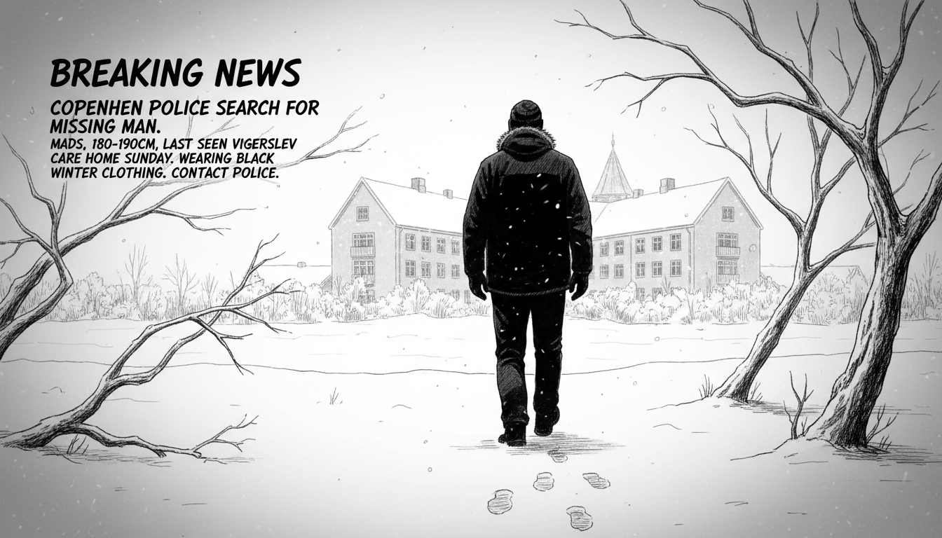 Copenhagen Police Search for Missing Man Last Seen at Care Home