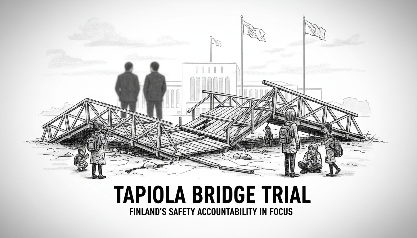 Trial Begins for Tapiola Bridge Collapse That Injured Schoolchildren
