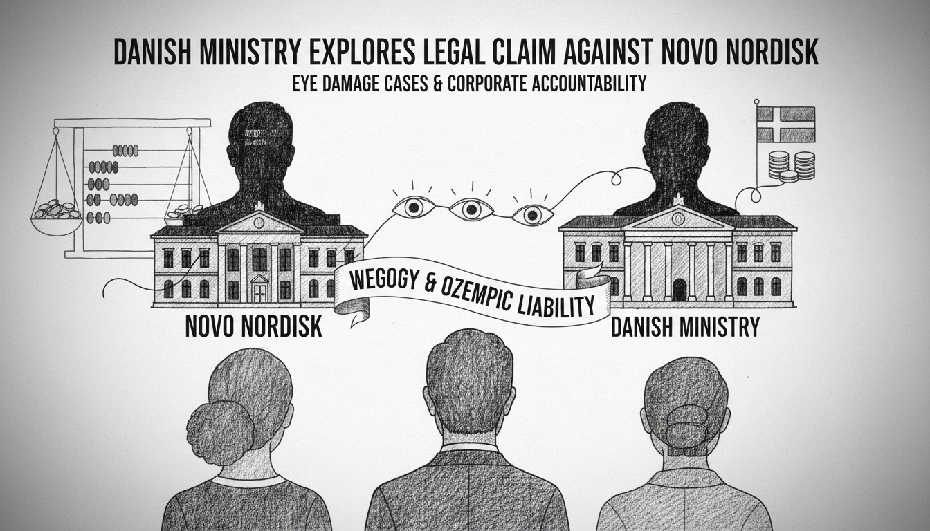 Danish Ministry Explores Legal Claim Against Novo Nordisk Over Eye Damage Cases