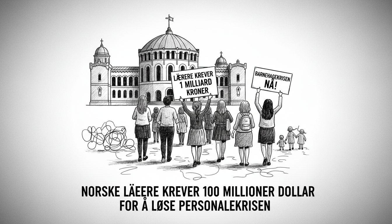 Norwegian Teachers Demand $100 Million to Solve Staff Crisis