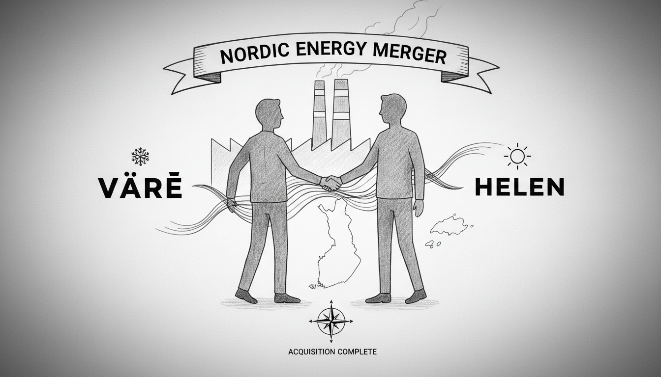 Finnish Energy Firm Väre Acquired by Helsinki Power Provider Helen