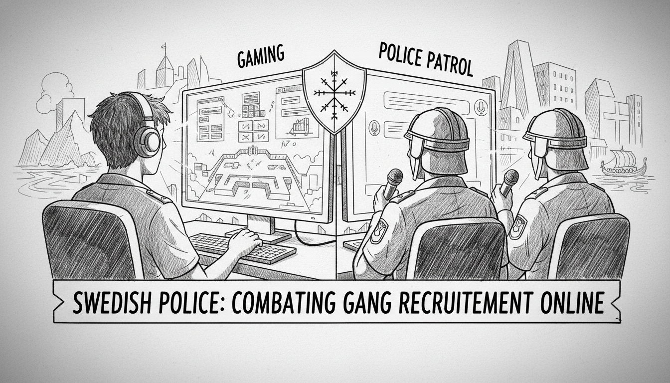 Swedish Police Launch Gaming Patrols to Combat Gang Recruitment