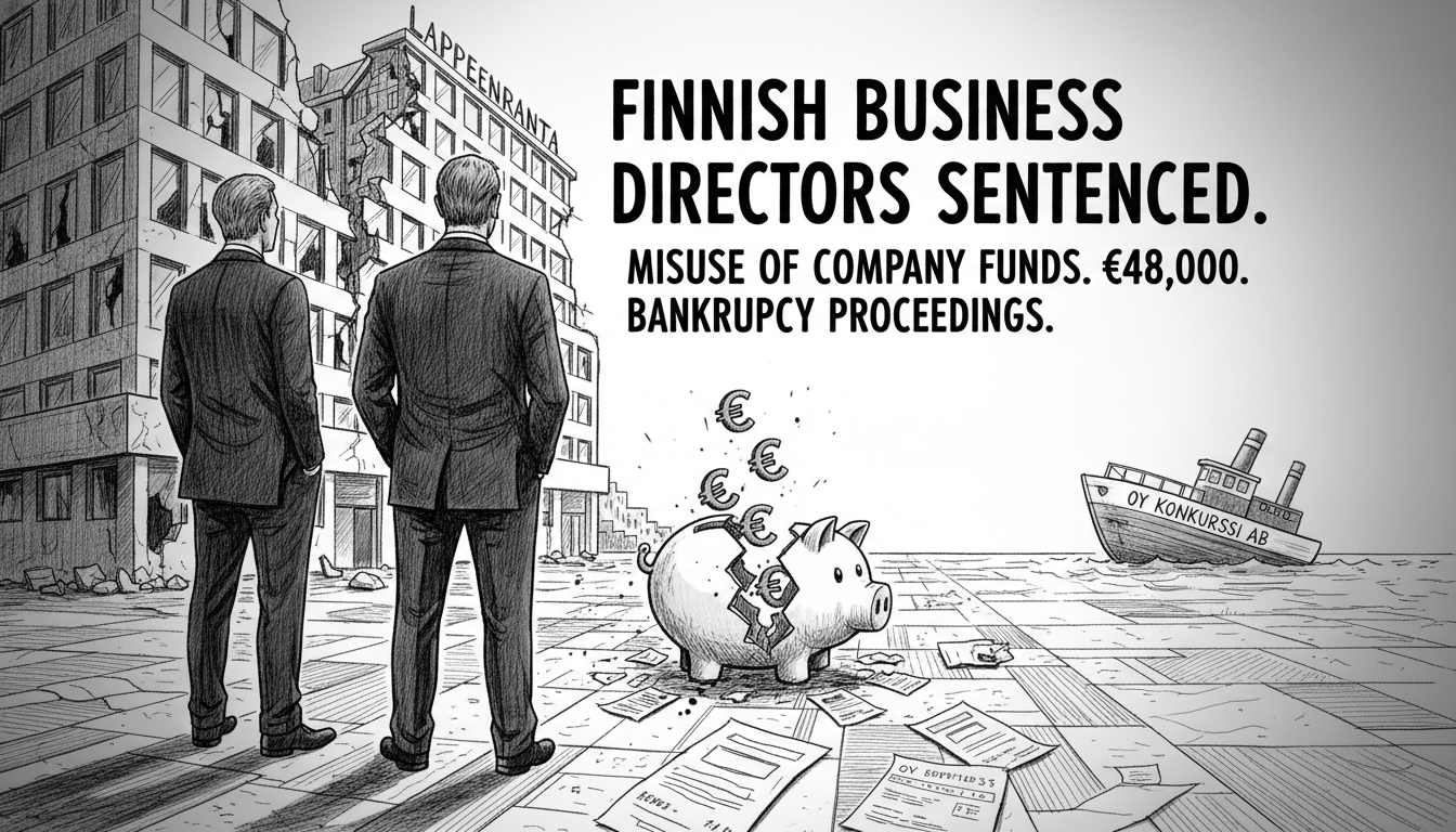 Finnish Business Directors Sentenced for Misusing Company Funds
