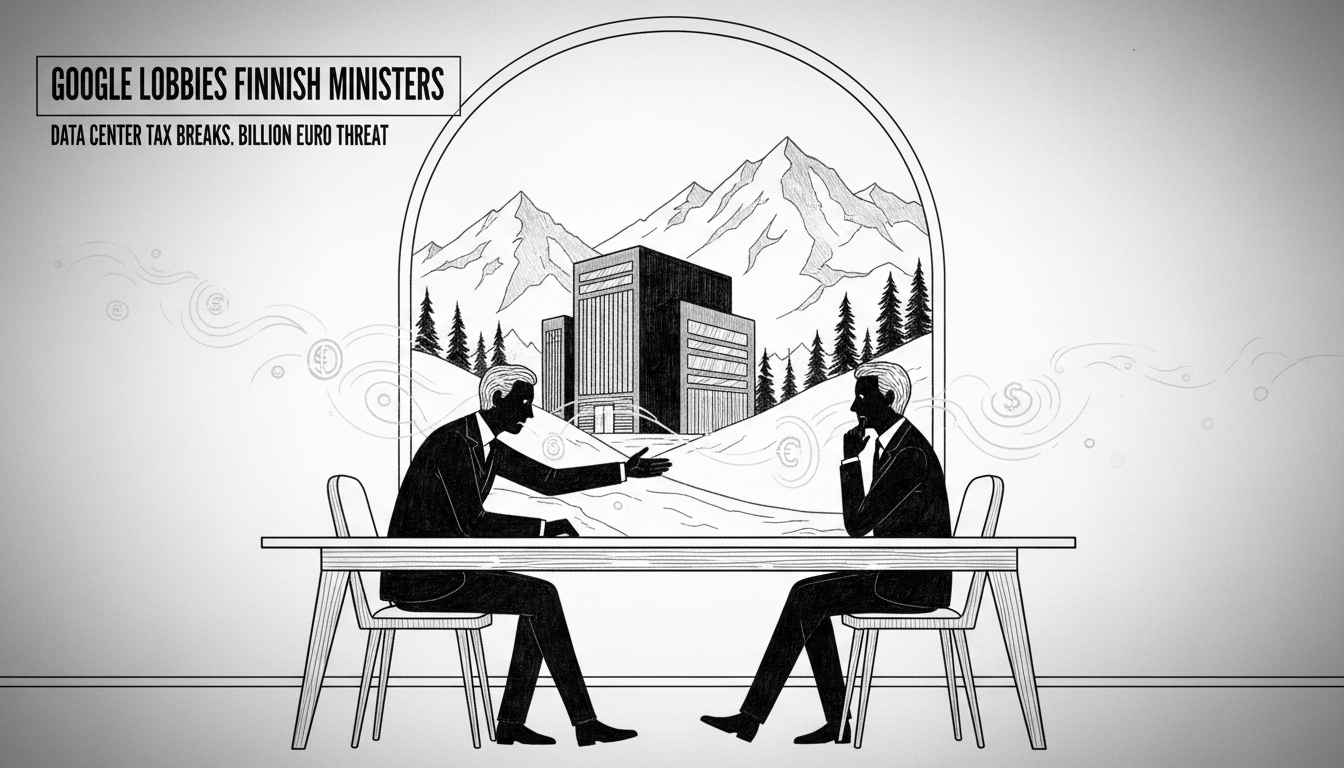 Google Lobbies Finnish Ministers Over Data Center Tax Breaks