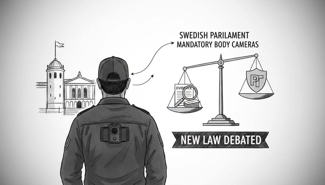 Swedish Parliament Considers Mandatory Body Cameras for Security Guards