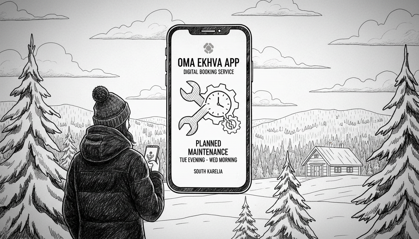 Oma Ekhva App and Digital Booking Service Face Maintenance Disruption