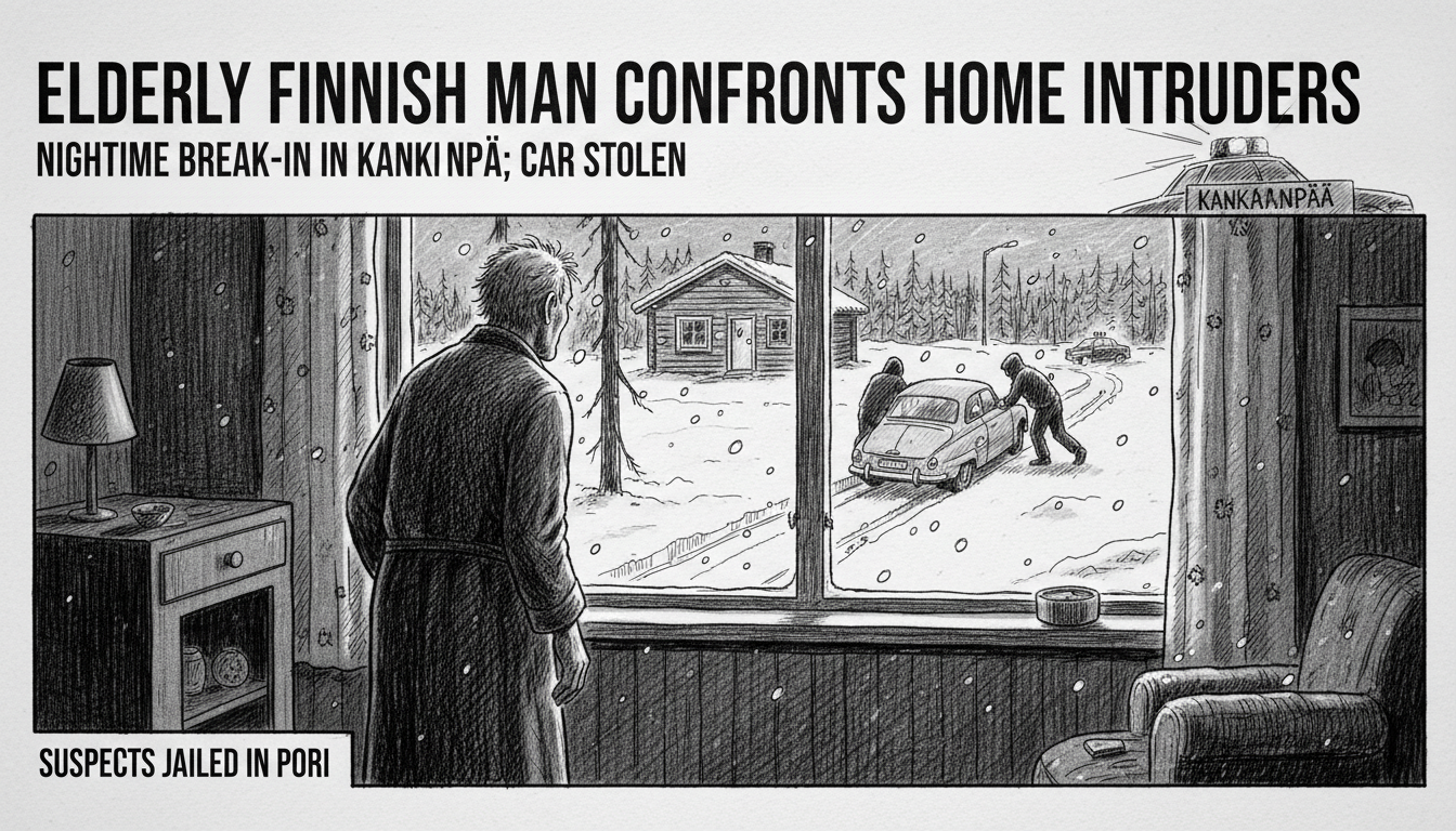 Elderly Finnish Man Fails to Stop Home Intruders During Nighttime Break-in