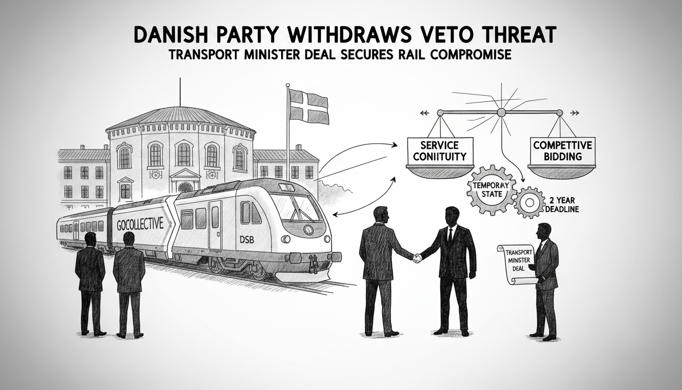 Danish Party Withdraws Veto Threat After Transport Minister Deal