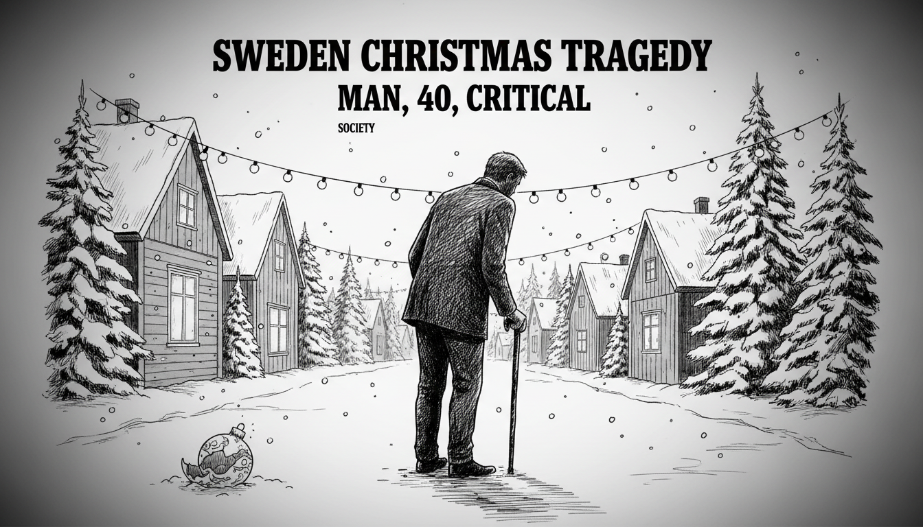 Sweden Christmas Tragedy: Man, 40, Critical