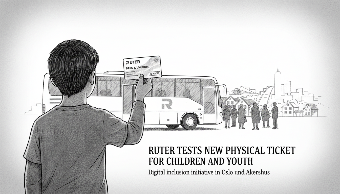 Ruter Tests New Public Transport Ticket for Children and Youth