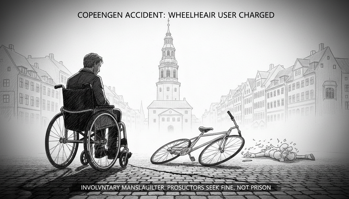 Wheelchair User Charged with Involuntary Manslaughter in Copenhagen Accident