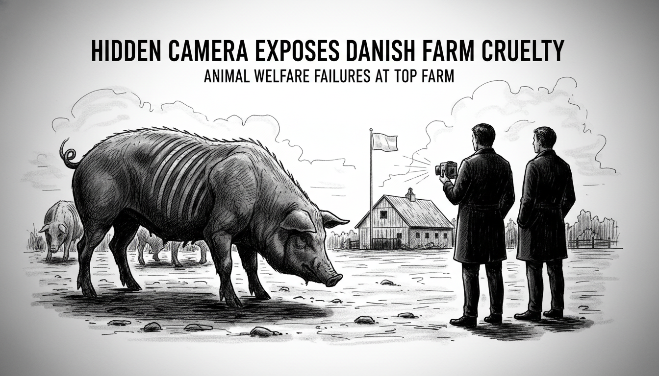Hidden Camera Investigation Reveals Animal Welfare Failures at Top Danish Farm