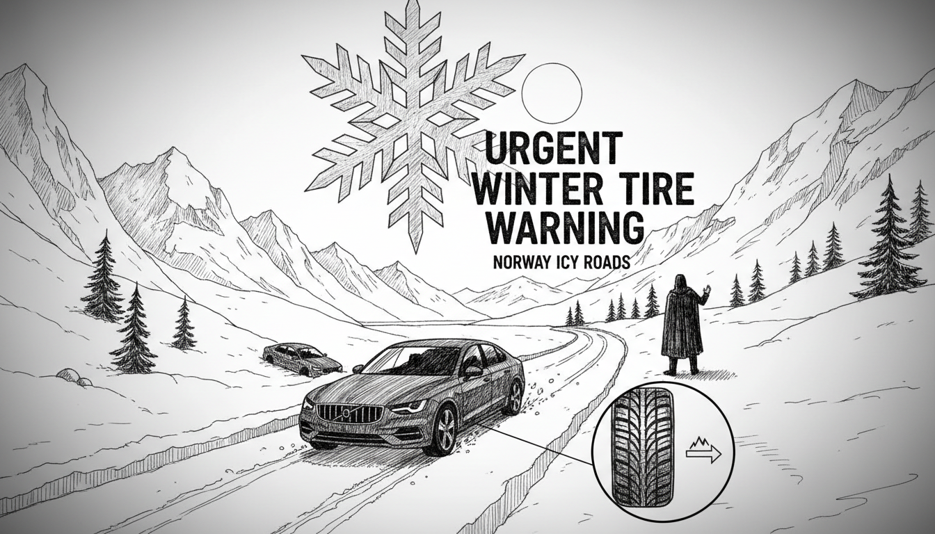 Meteorologists Issue Urgent Winter Tire Warning Across Norway