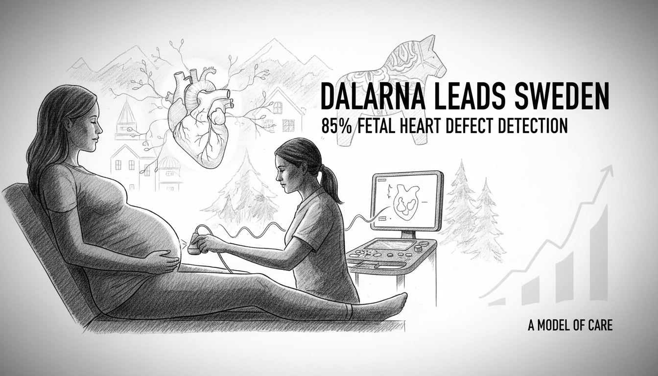 Dalarna Leads Sweden in Detecting Fetal Heart Defects