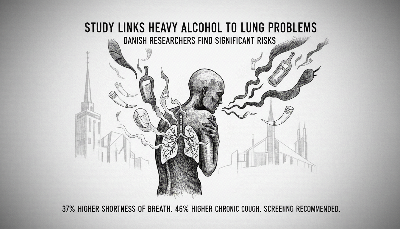 Study Links Heavy Alcohol Consumption to Lung Problems