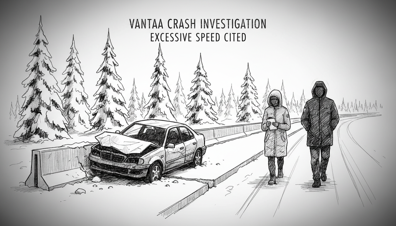 Fatal Vantaa Crash Investigation Focuses on Excessive Speed