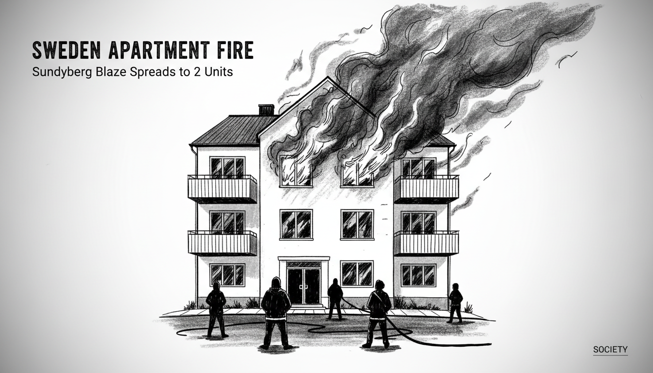 Sweden Apartment Fire: Sundbyberg Blaze Spreads to 2 Units