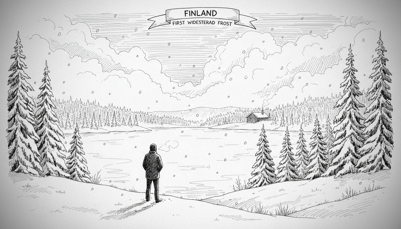 Cold Front Arrives Across Finland Bringing First Widespread Frost