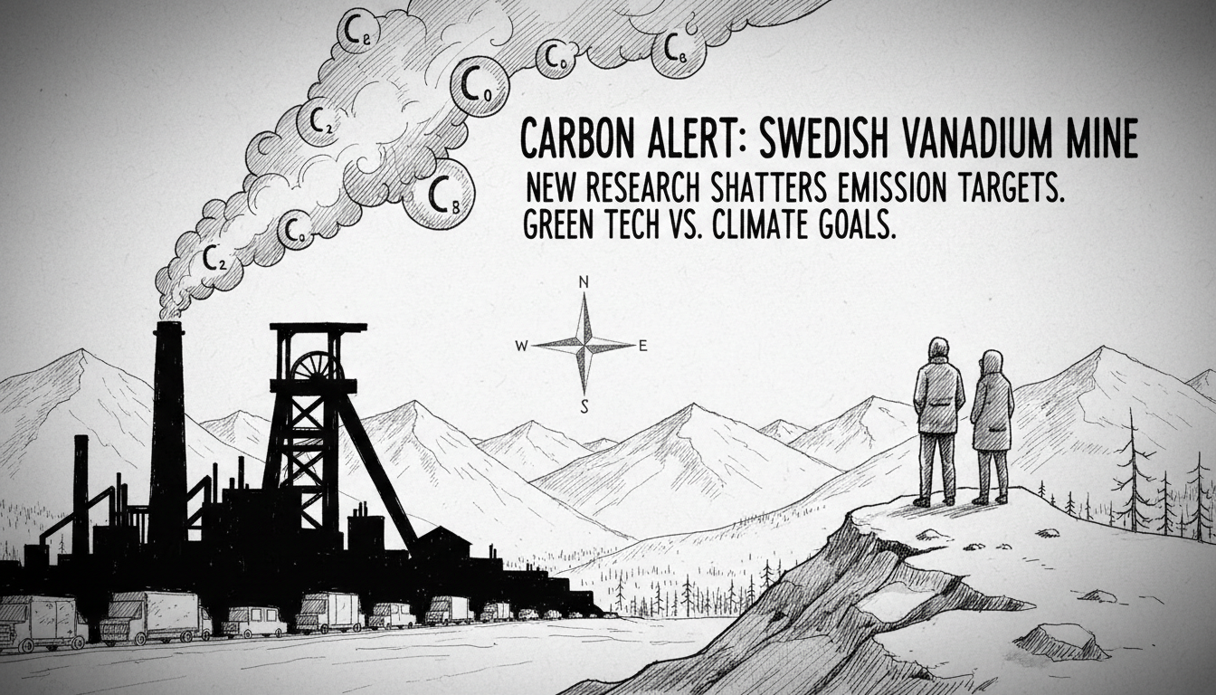 Professor Warns of Major Carbon Emissions from Swedish Vanadium Mine