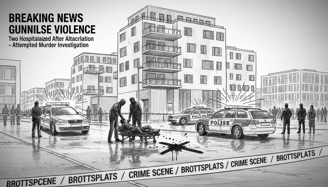 Two Hospitalized After Violent Altercation in Gunnilse