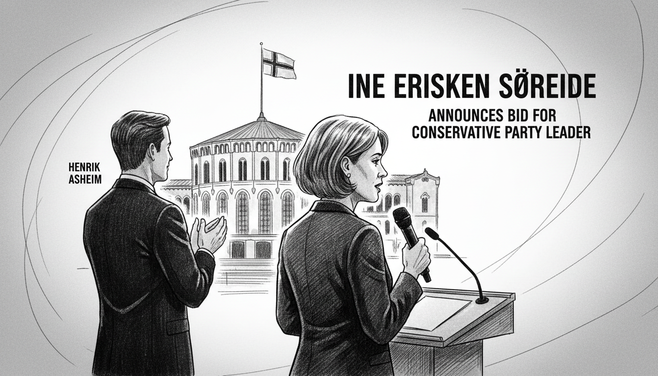 Ine Eriksen Søreide Announces Bid to Become Conservative Party Leader