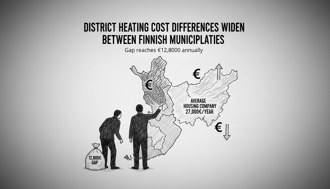 District Heating Cost Differences Widen Between Finnish Municipalities