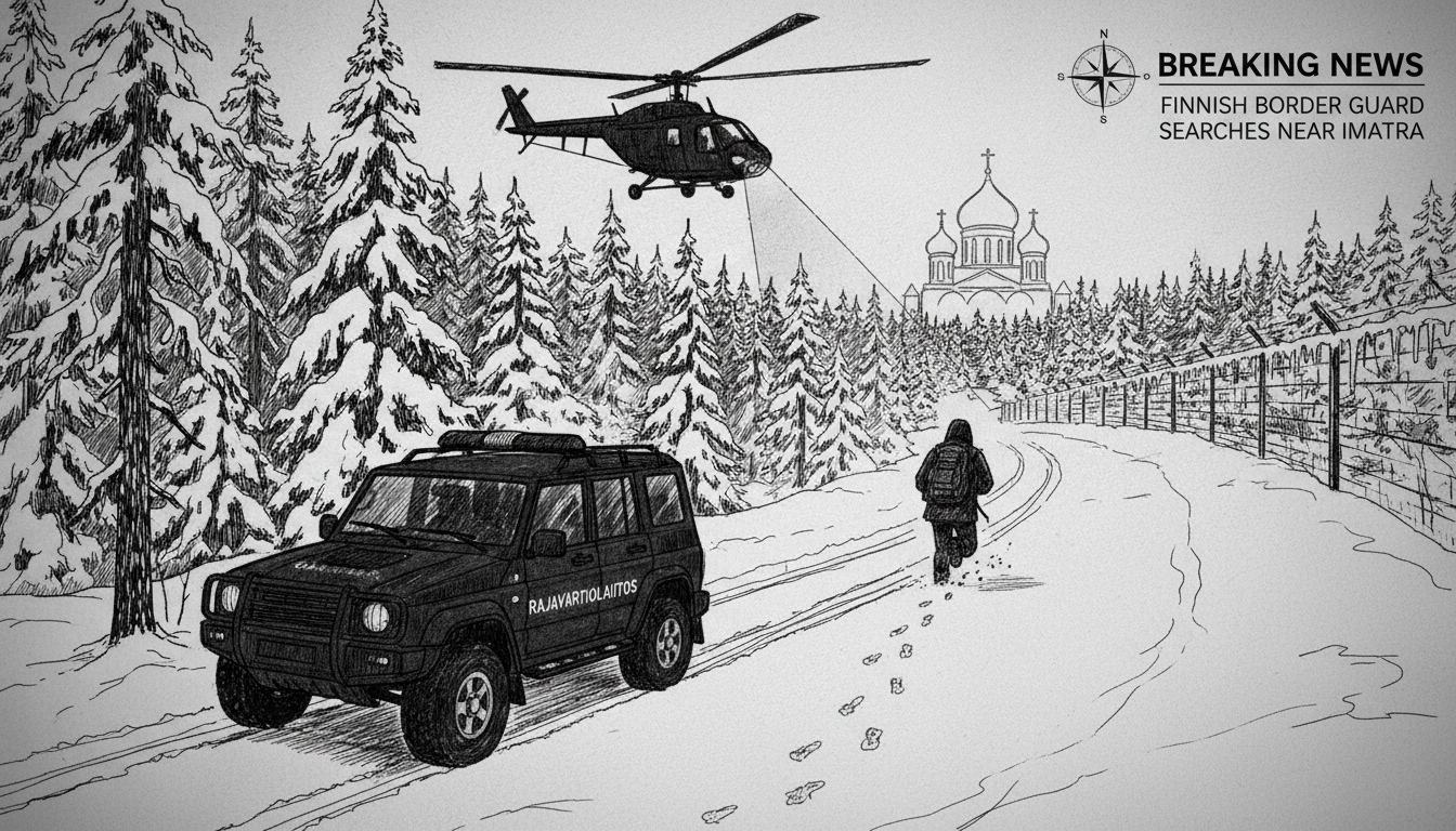 Finnish Border Guard Searches for Unauthorized Border Crosser Near Imatra