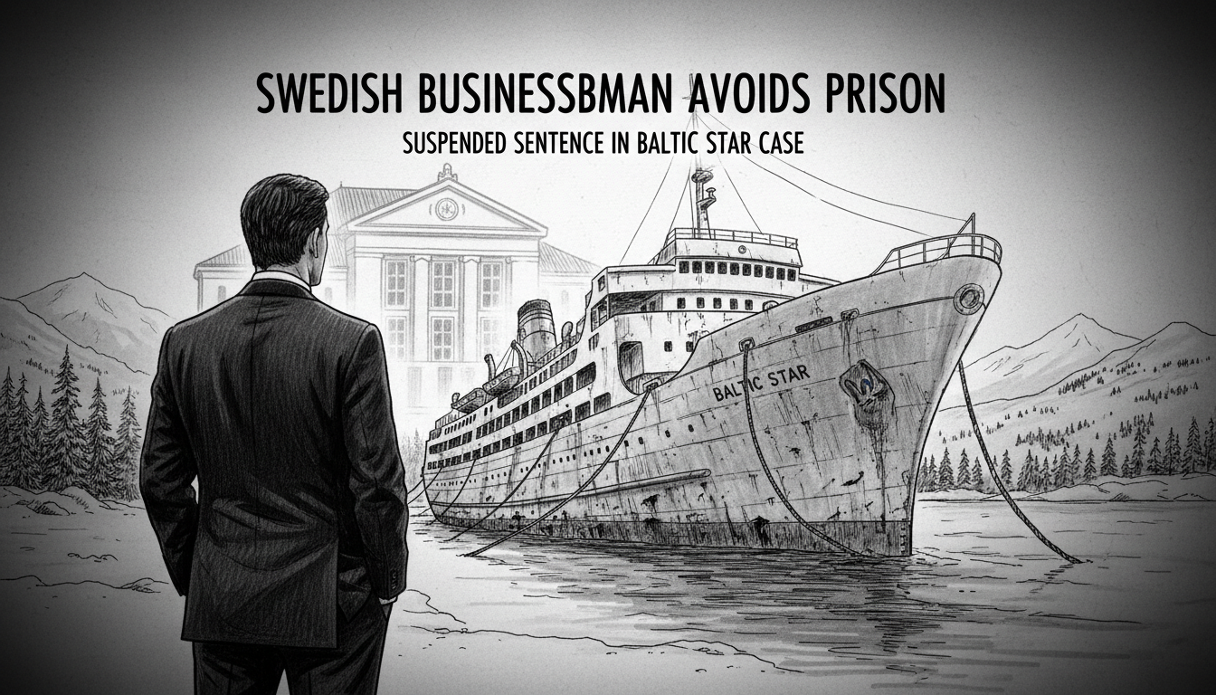 Swedish Businessman Receives Suspended Sentence in Baltic Star Case