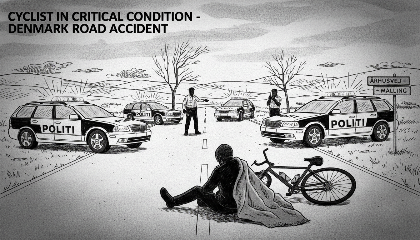 Cyclist in Critical Condition After Denmark Road Accident