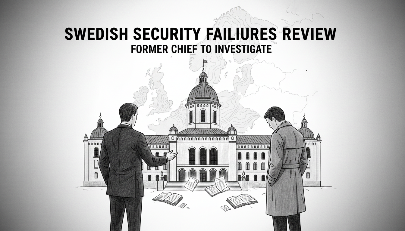 Former Security Chief to Review Swedish Government Security Failures