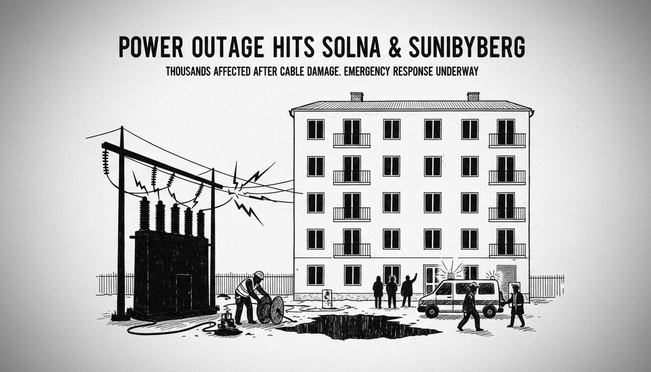 Power Outage Hits Solna and Sundbyberg Areas