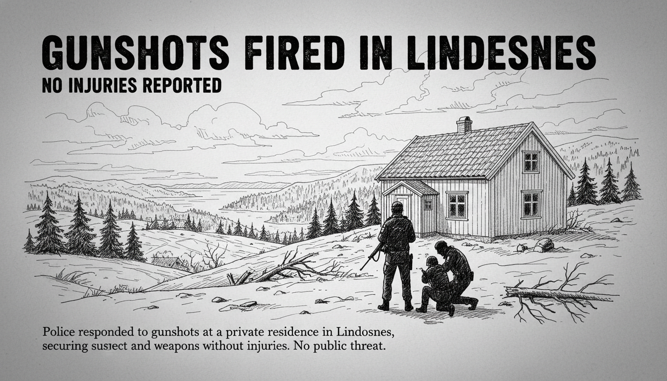 Gunshots Fired in Lindesnes, No Injuries Reported