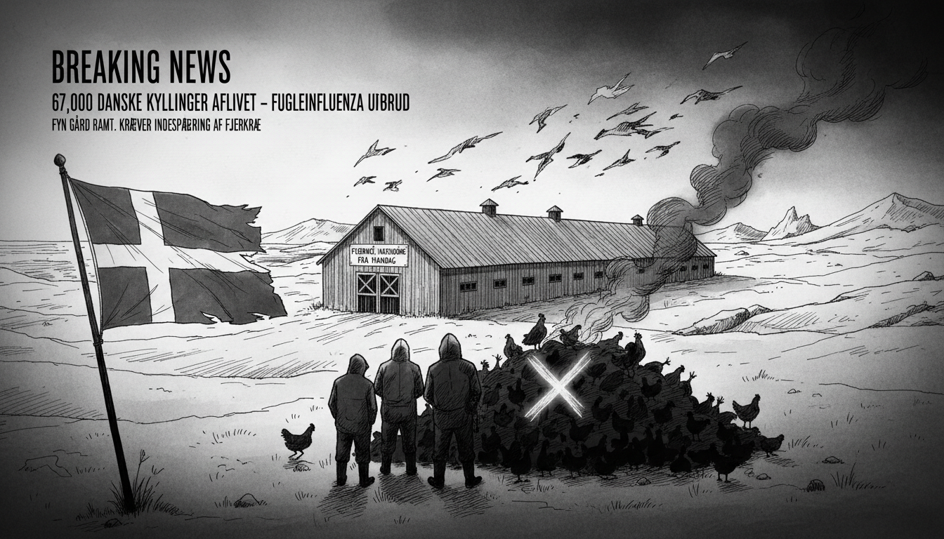 67,000 Danish Chickens Culled After Bird Flu Outbreak