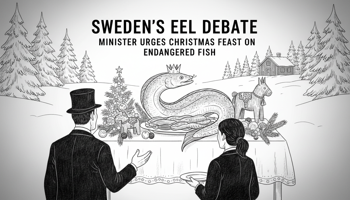 Sweden's Eel Debate: Minister Urges Christmas Feast on Endangered Fish