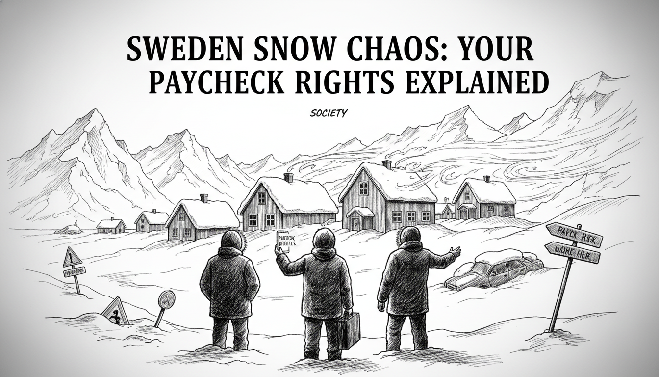 Sweden Snow Chaos: Your Paycheck Rights Explained