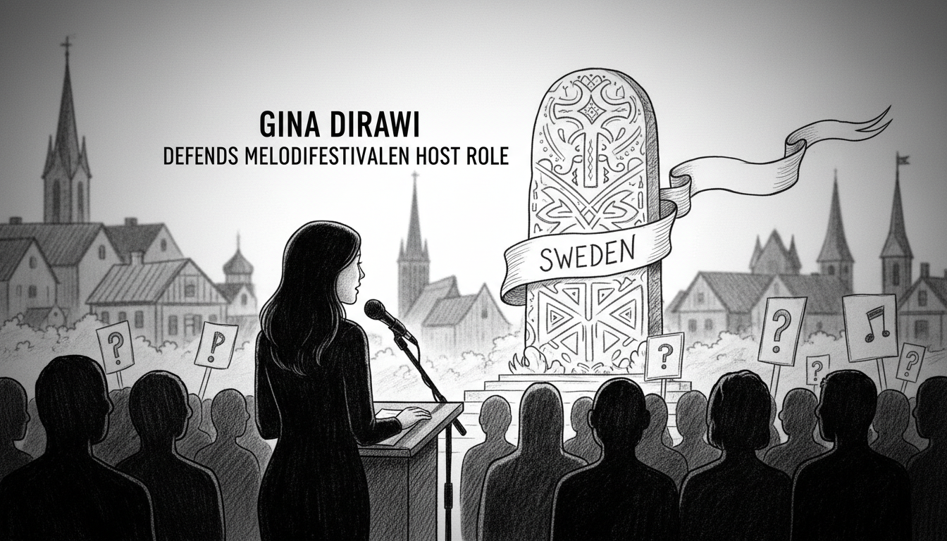 Sweden's Gina Dirawi Defends Melodifestivalen Host Role