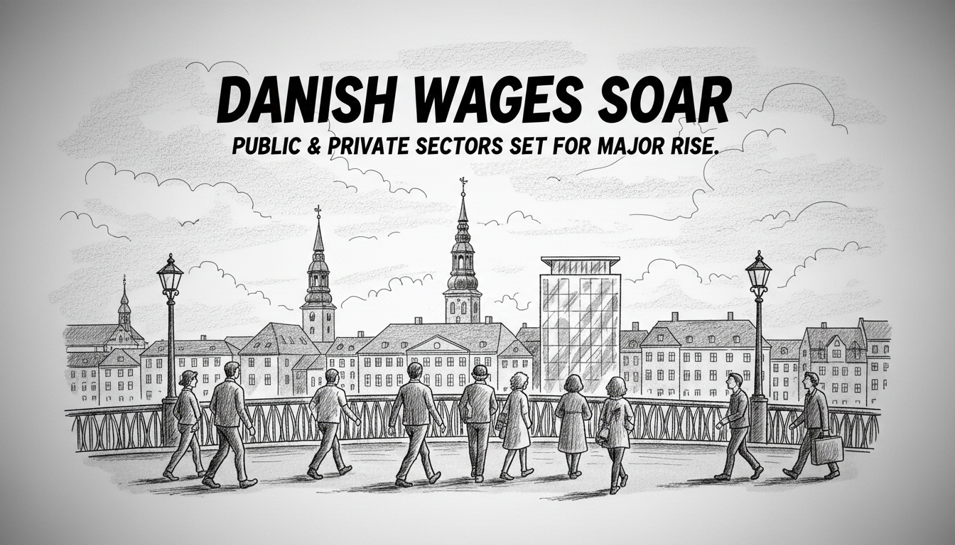 Danish Public Sector and Private Wages Set for Major Rise
