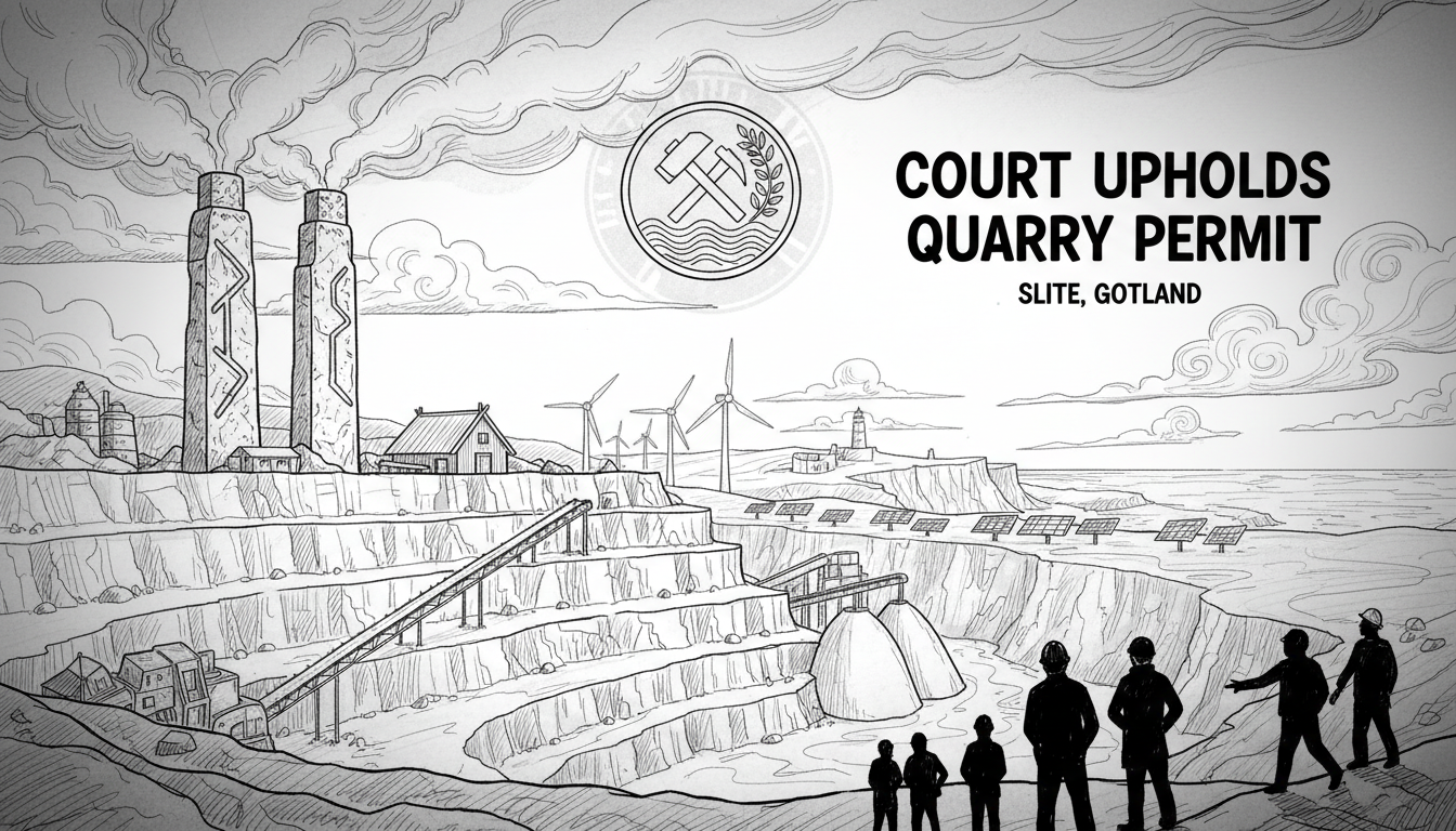 Court Rejects Appeal of Slite Quarry Permit Decision